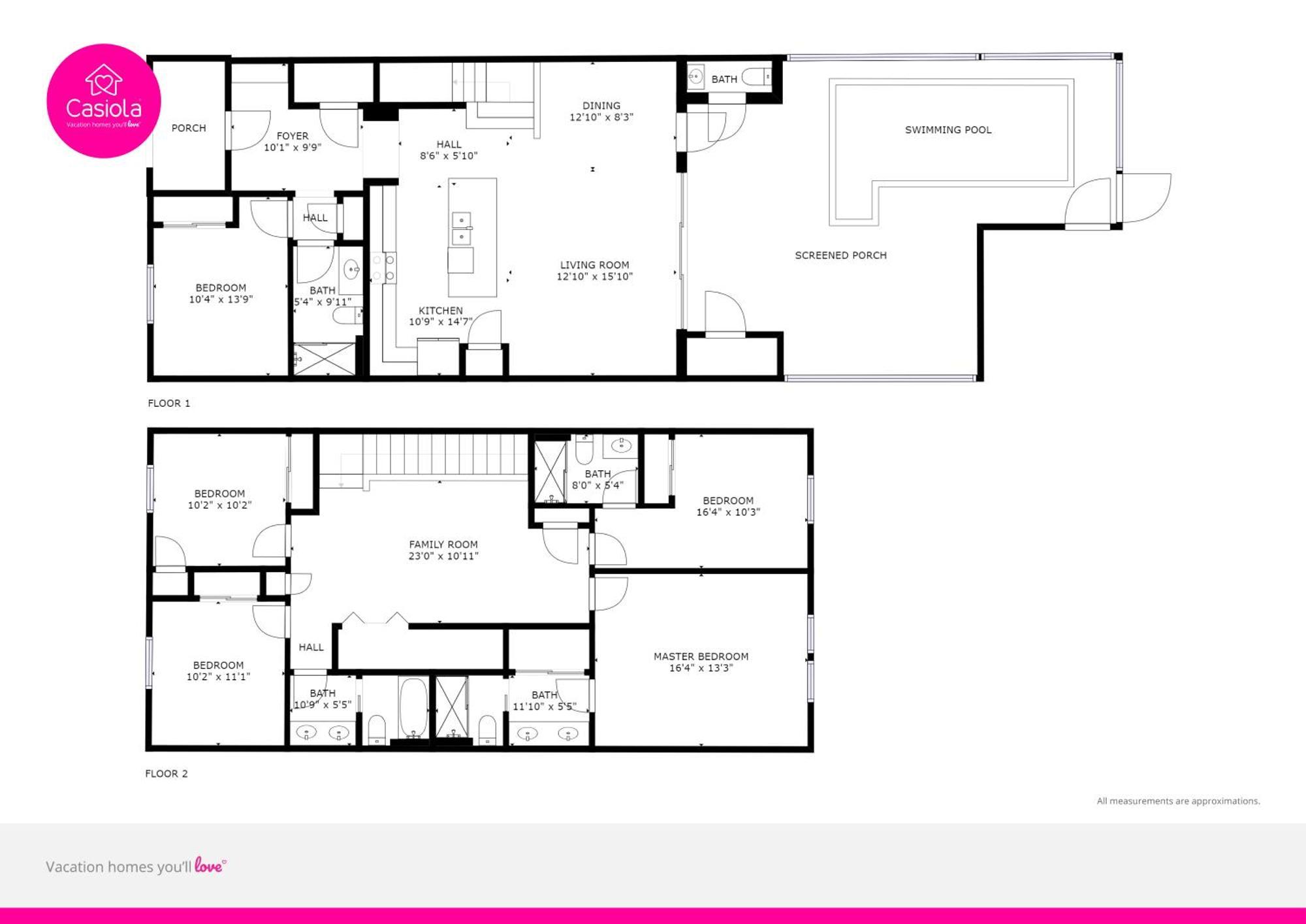 Private Pool Home Wthemed Rooms Free Water Park 포 코너스 외부 사진